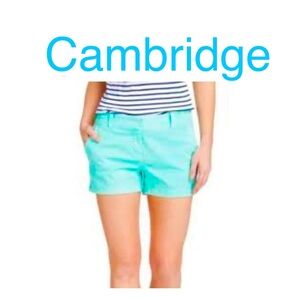Cambridge dry goods 5 inch chinos teal/turquoise